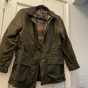 Barbour Wax Tartan Jacket size 4